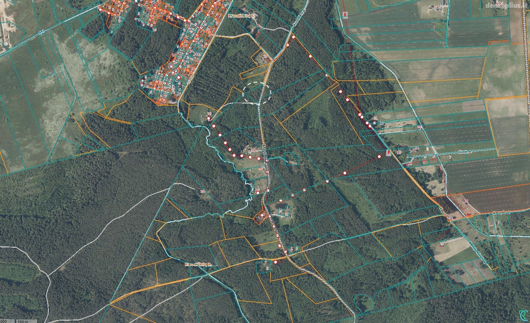 Parduodamas sklypas Kauno rajono sav., Kuodiškiuose, Kuodiškių g.