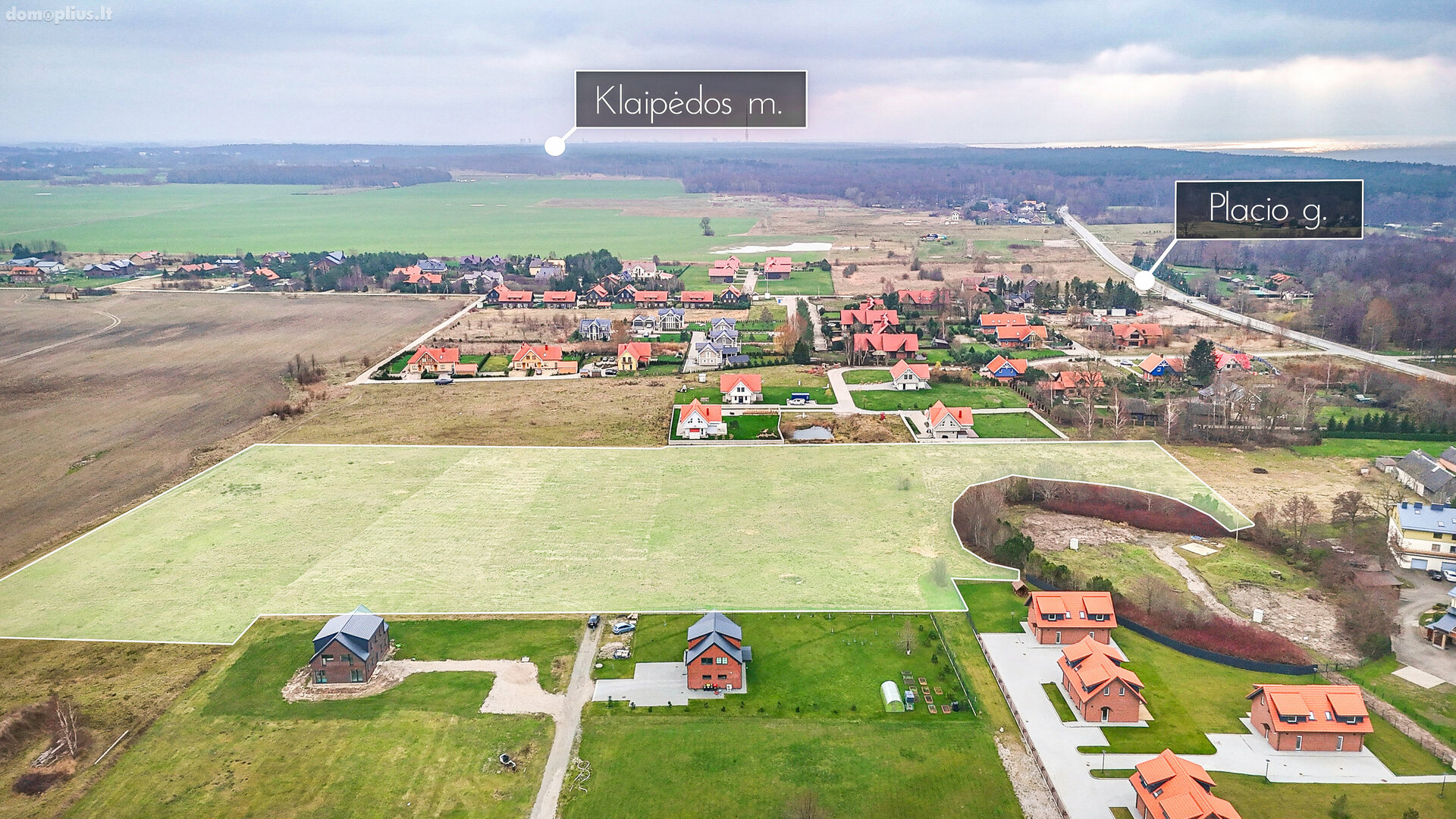 Parduodamas sklypas Klaipėdos rajono sav., Karklėje, Placio g.
