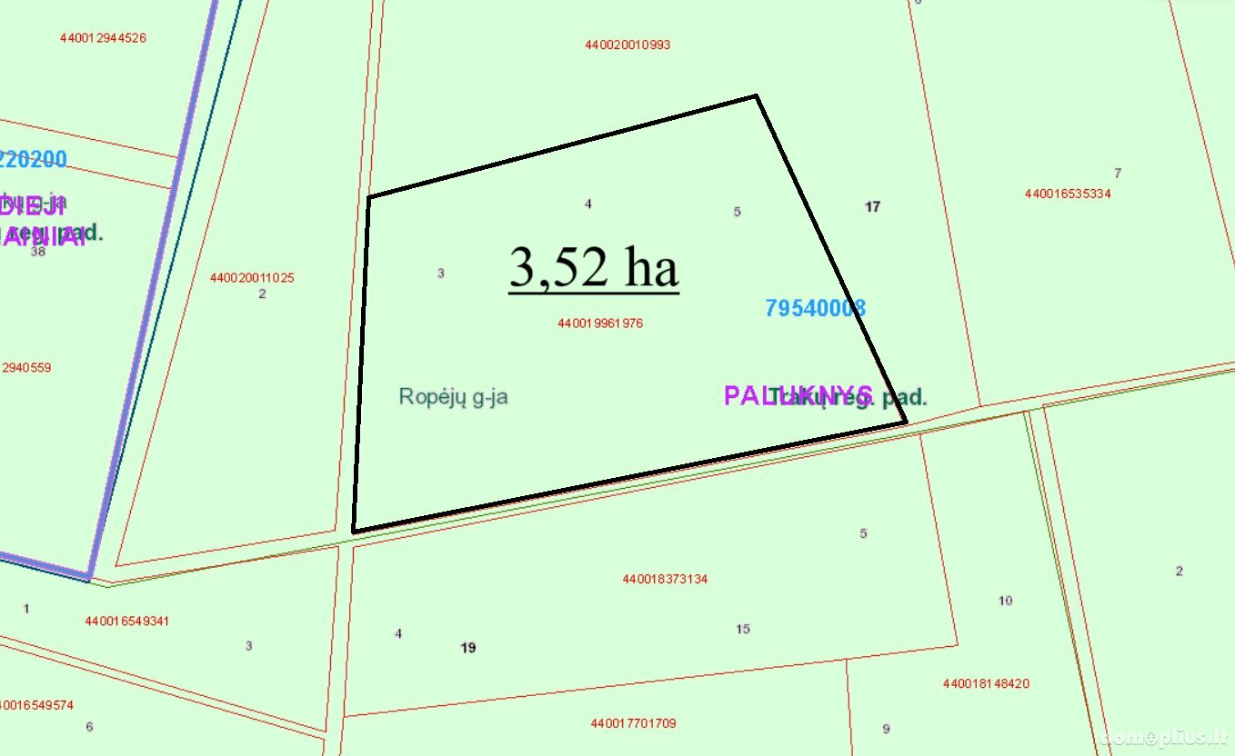 Land for sale Trakų rajono sav., Barakuose