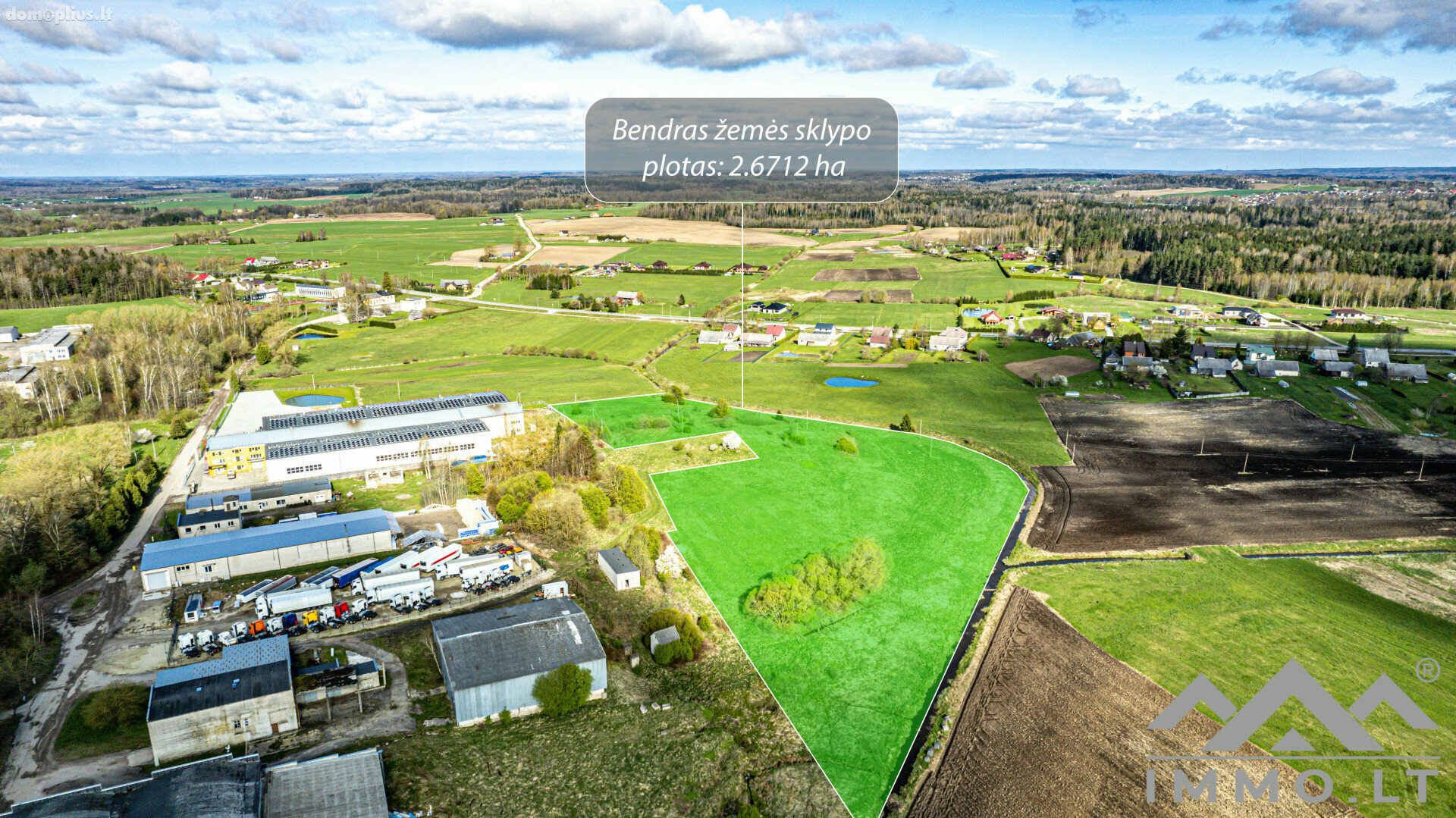 Land for sale Plungės rajono sav., Varkaliuose, Pušies g.
