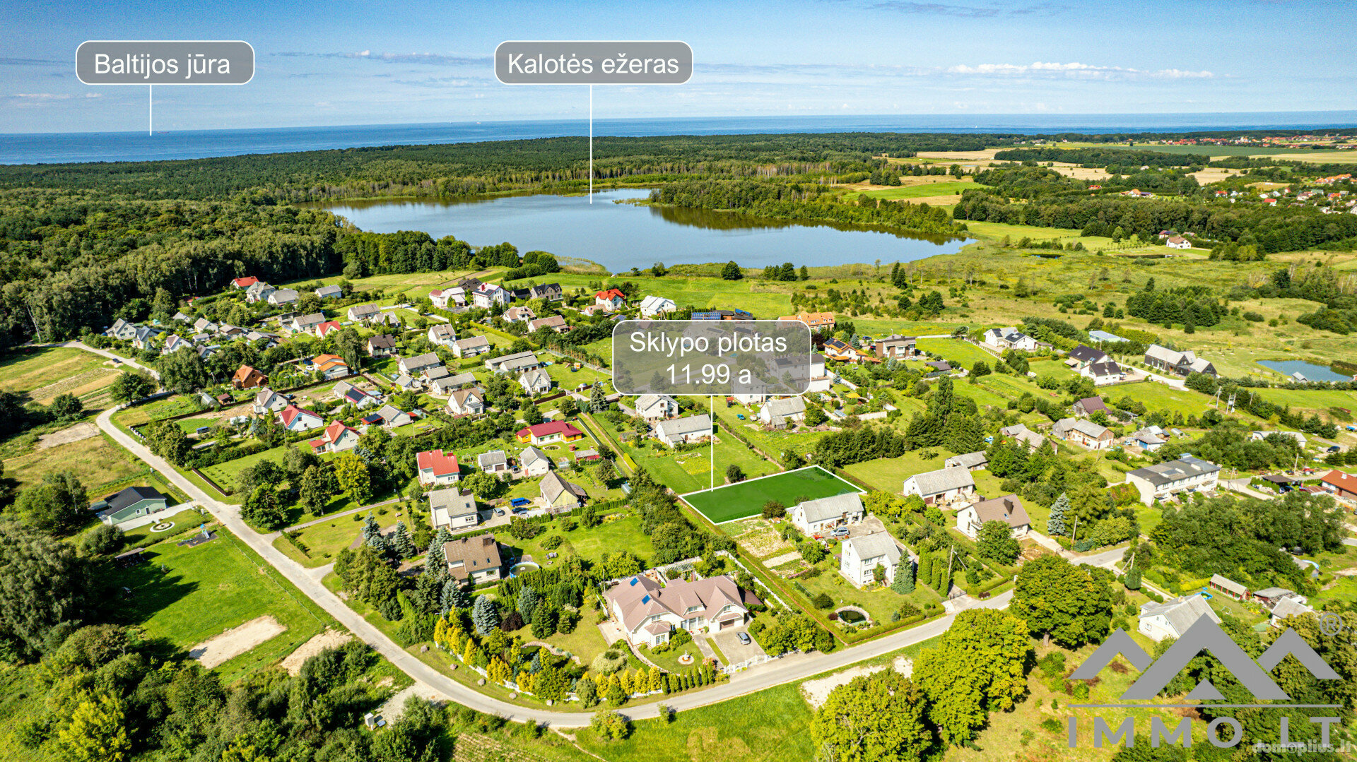 Land for sale Klaipėdos rajono sav., Kalotėje, Adomo Brako g.