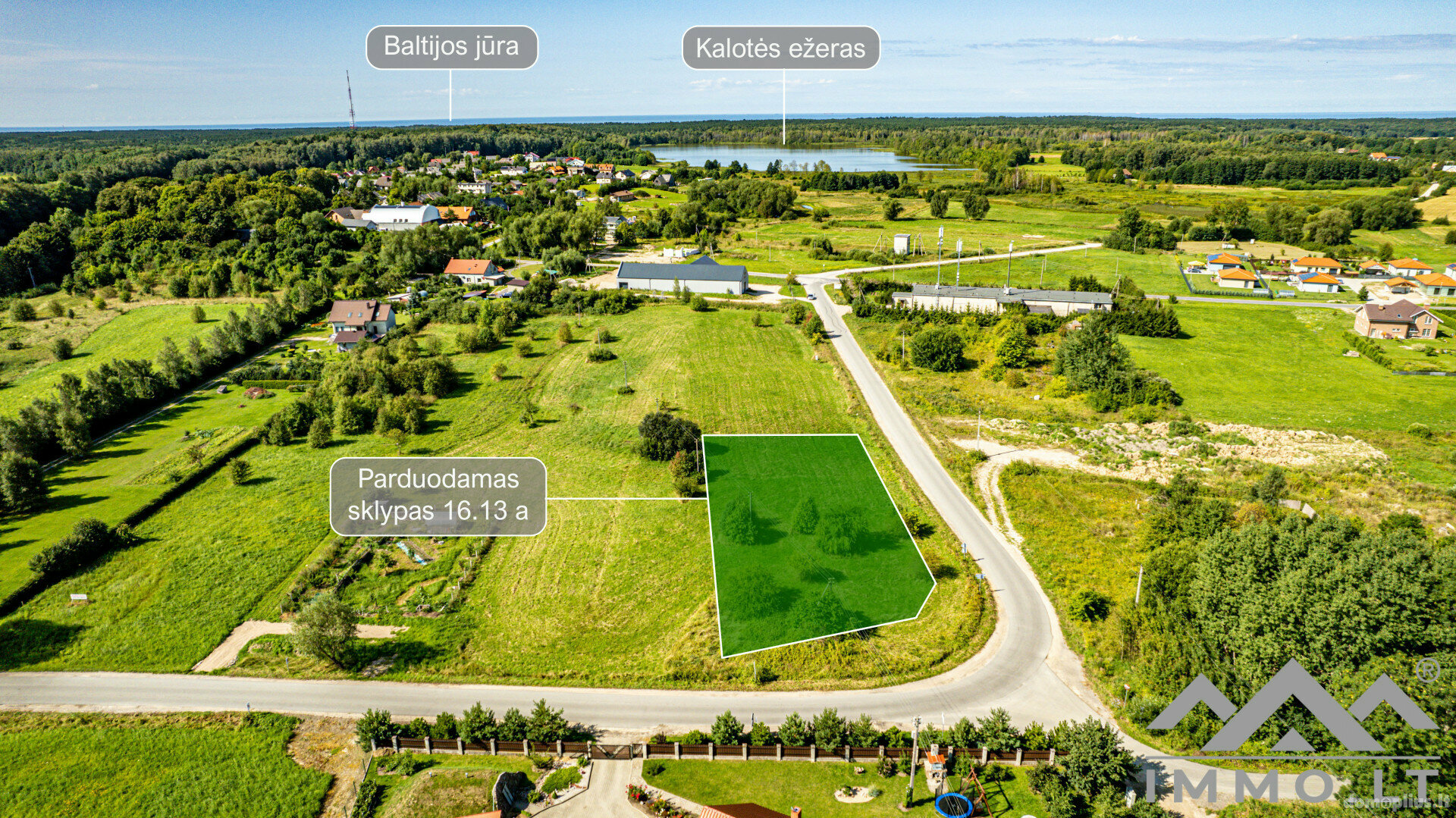 Land for sale Klaipėdos rajono sav., Kalotėje, Spalvų g.