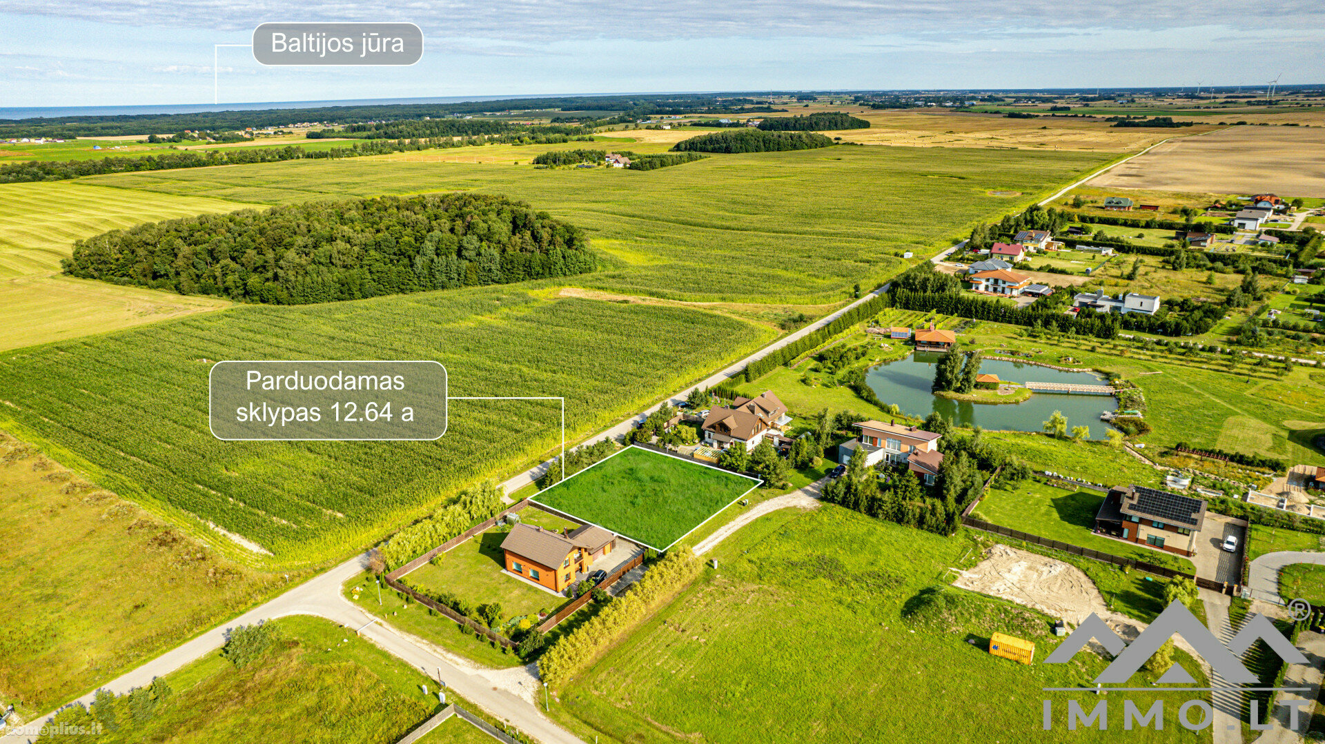 Land for sale Klaipėdos rajono sav., Peskojuose, Vilniaus g.