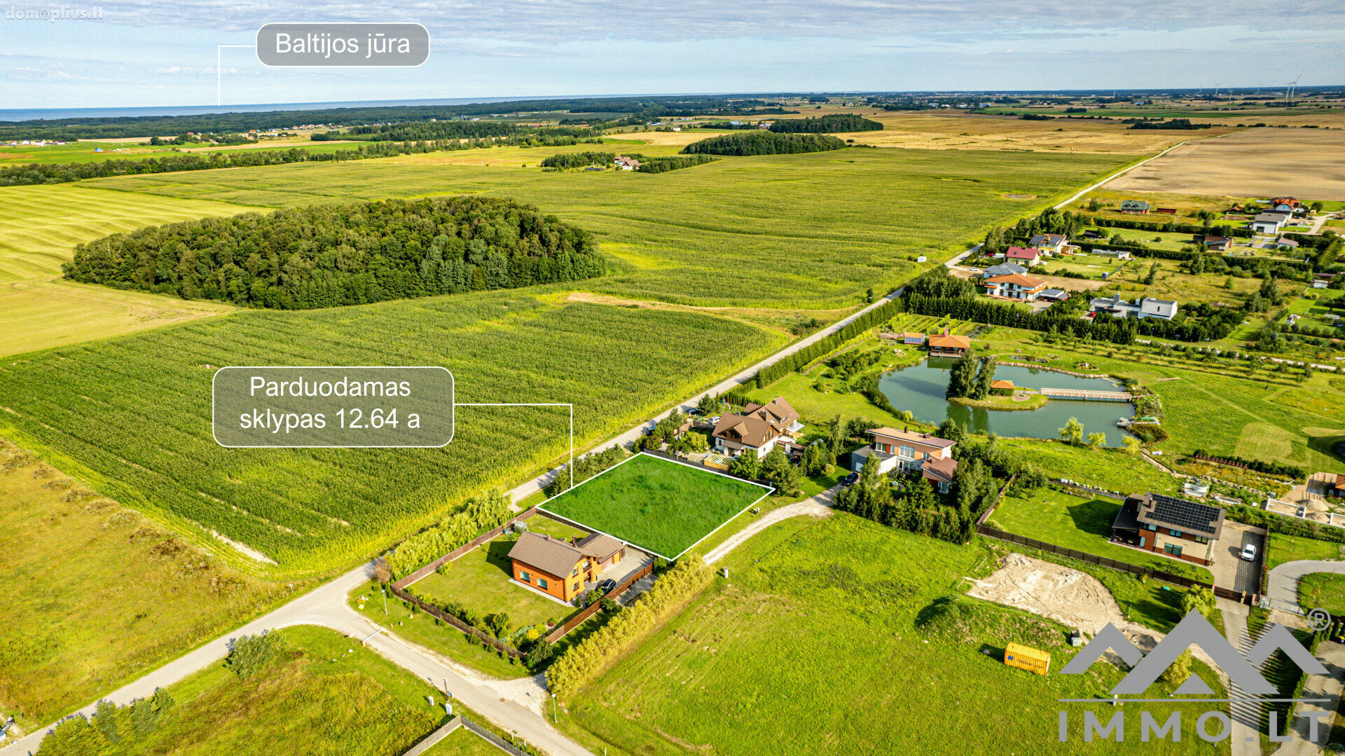 Parduodamas sklypas Klaipėdos rajono sav., Peskojuose, Vilniaus g.