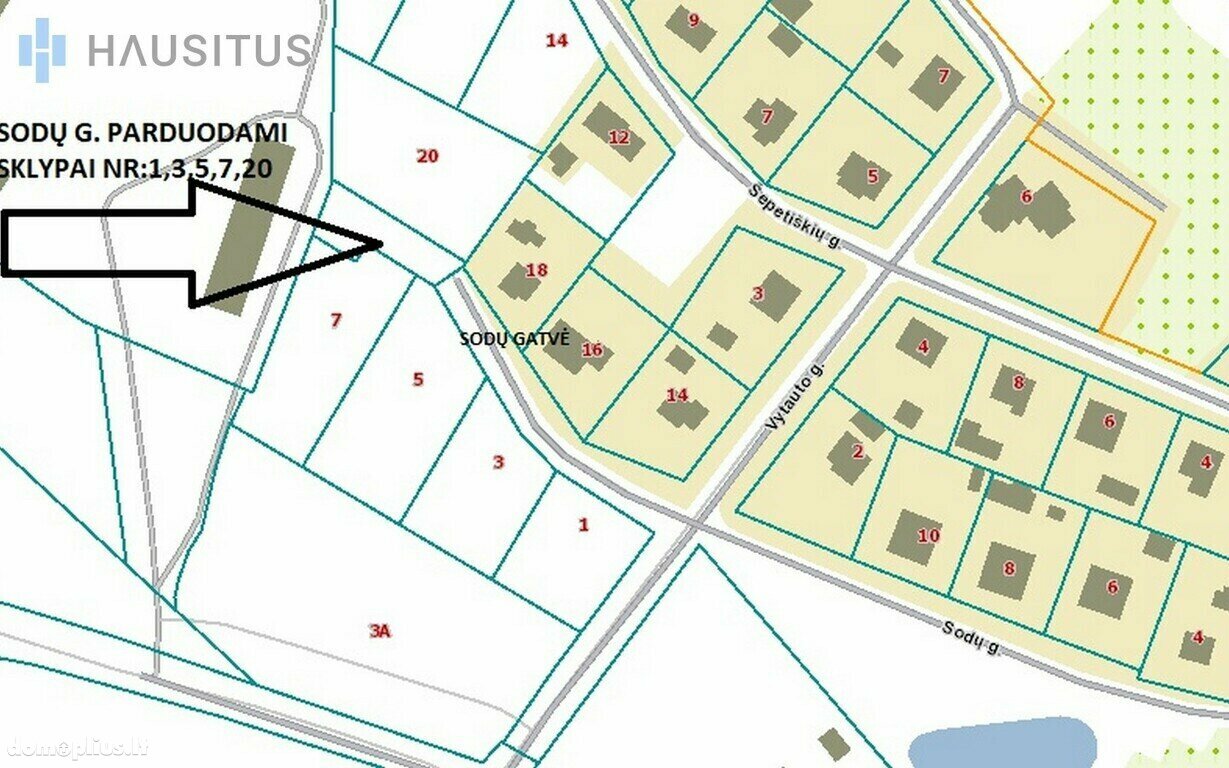 Parduodamas sklypas Anykščių rajono sav., Anykščiuose, Sodų g.