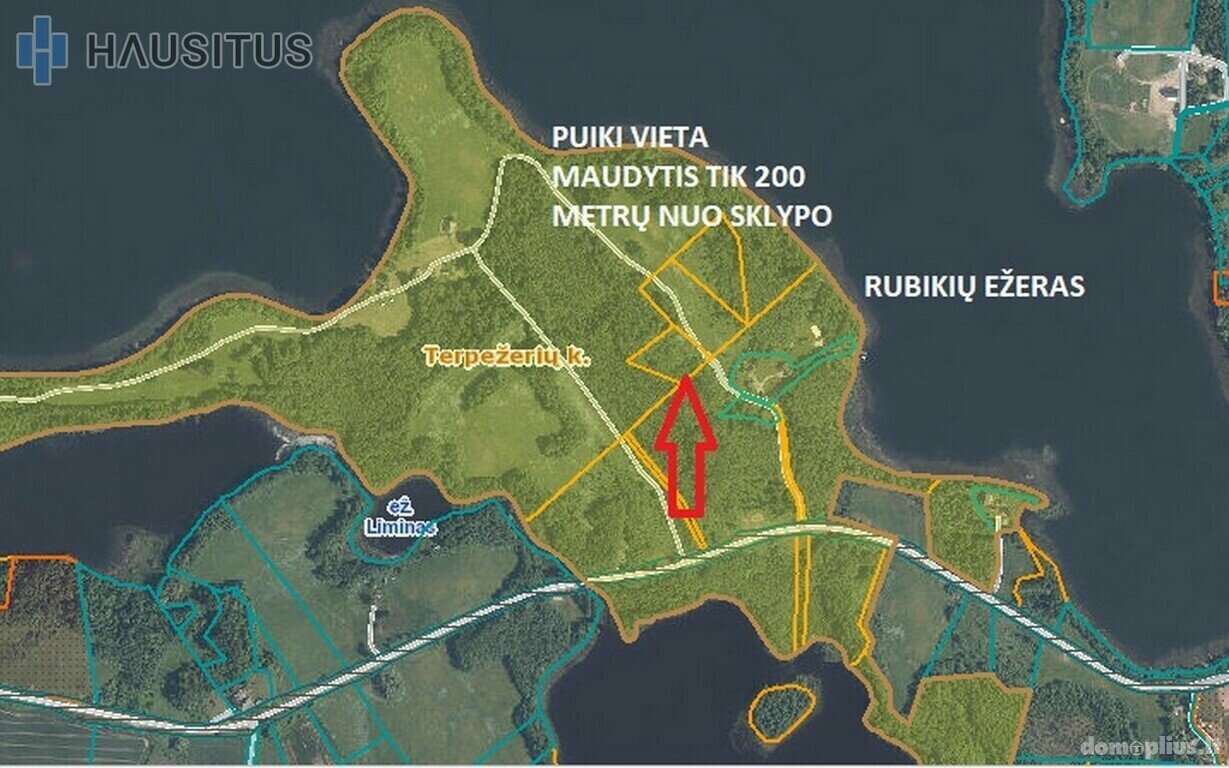 Parduodamas sklypas Anykščių rajono sav., Terpežeriuose