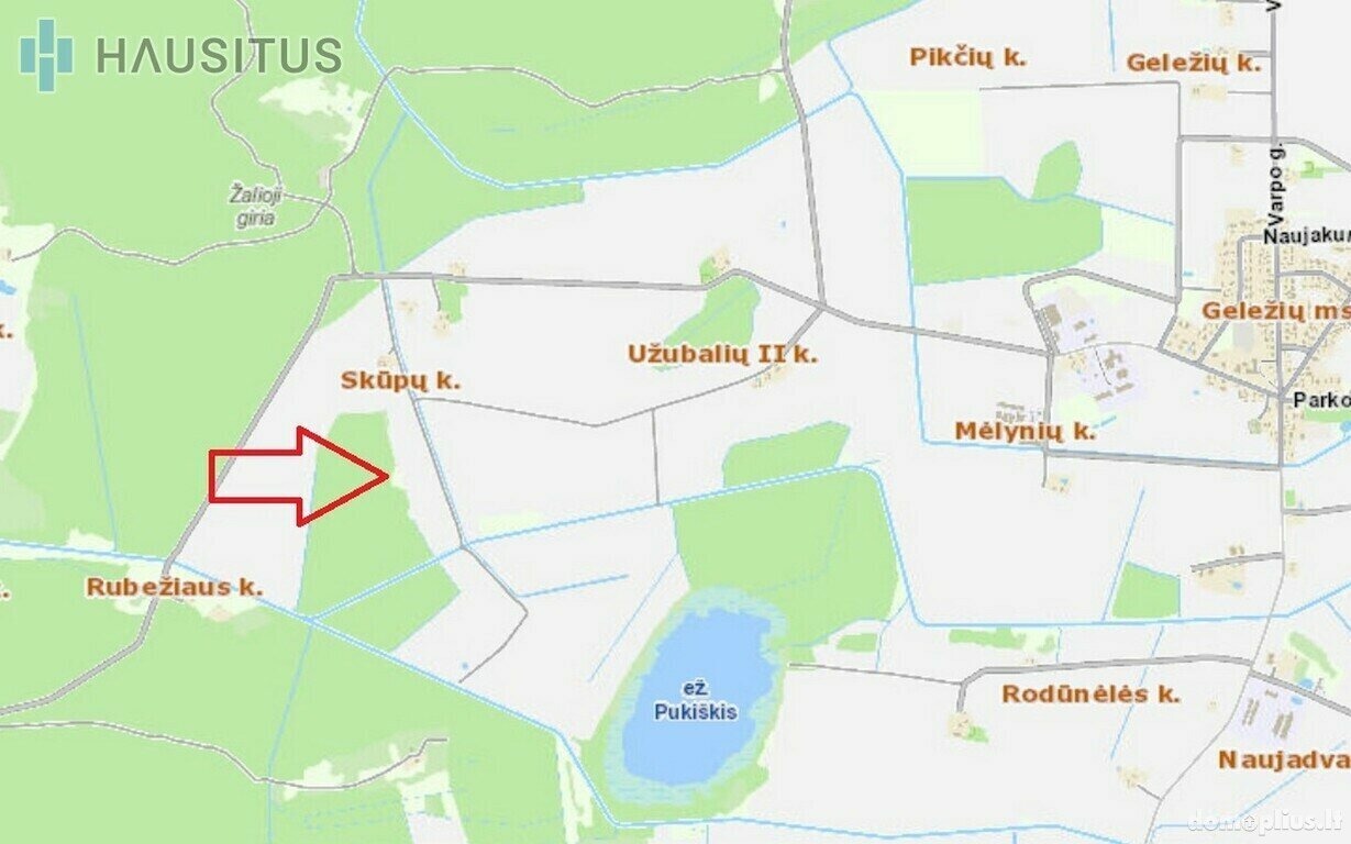 Parduodamas sklypas Panevėžio rajono sav., Skūpuose