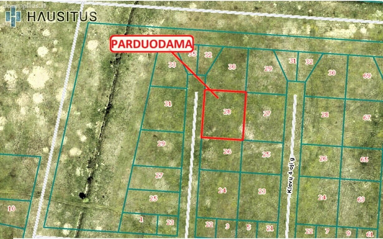 Участок Palangoje, Klevų 3-oji g.