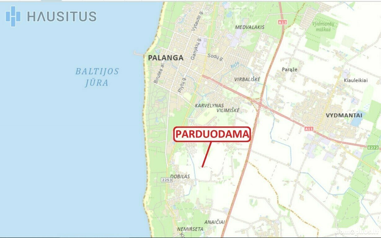 Parduodamas sklypas Palangoje, Klevų 3-oji g.