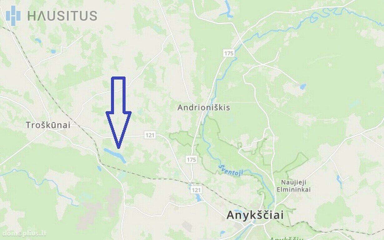 Участок Anykščių rajono sav., Pajuostinyse