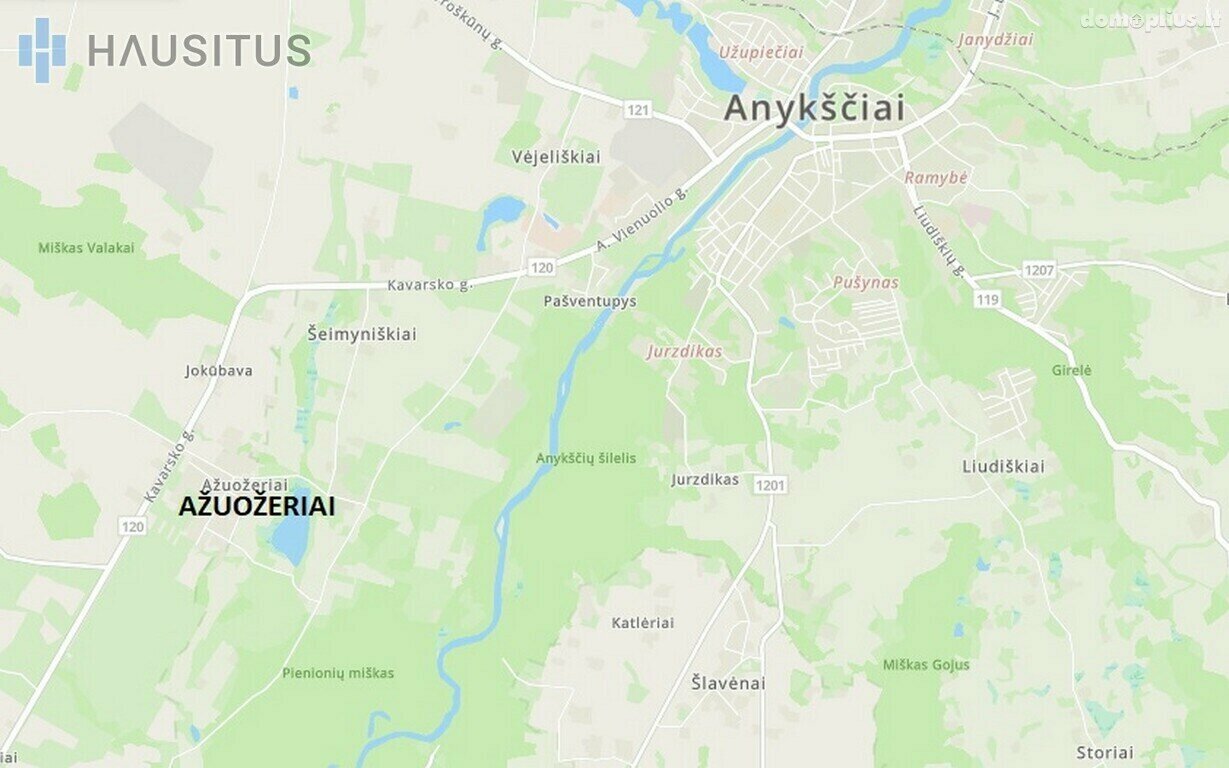 Участок Anykščių rajono sav., Ažuožeriuose, Sturtupio g.