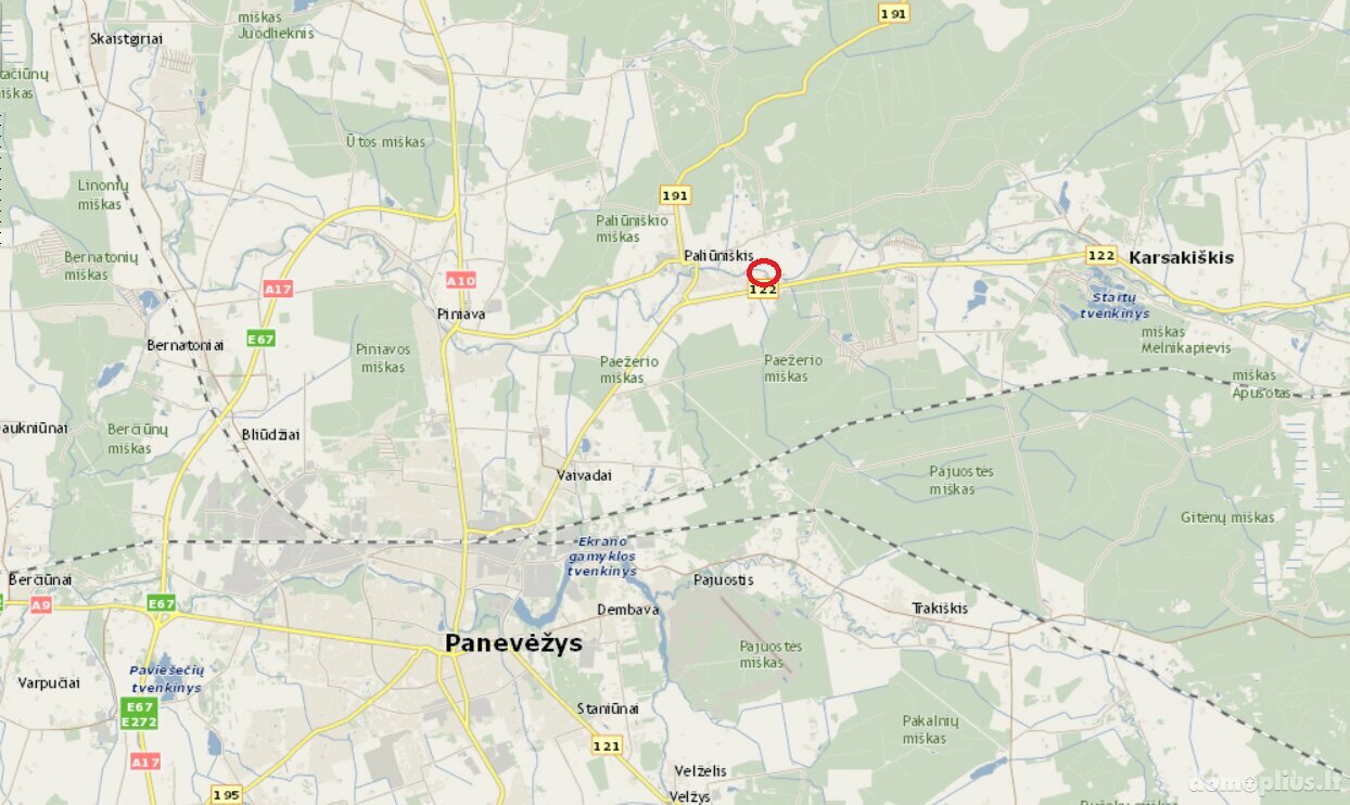Land for sale Panevėžio rajono sav., Bernotuose