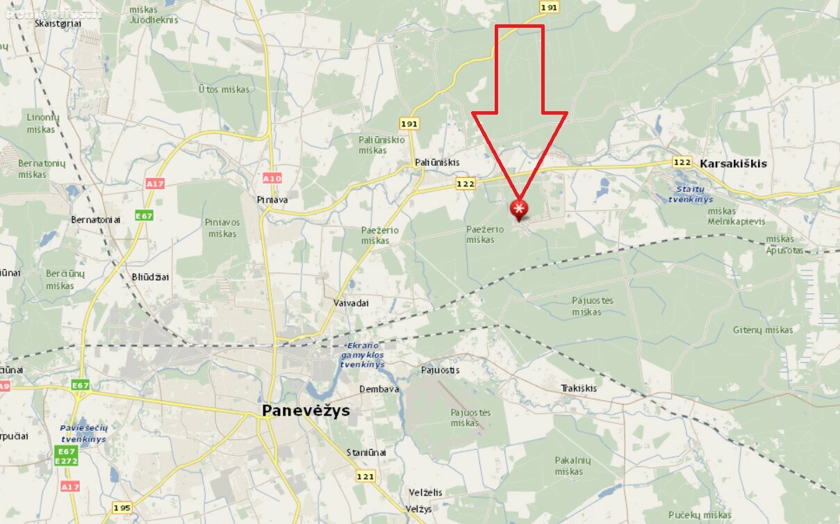 Land for sale Panevėžio rajono sav., Kaubariškyje, Ramioji al.