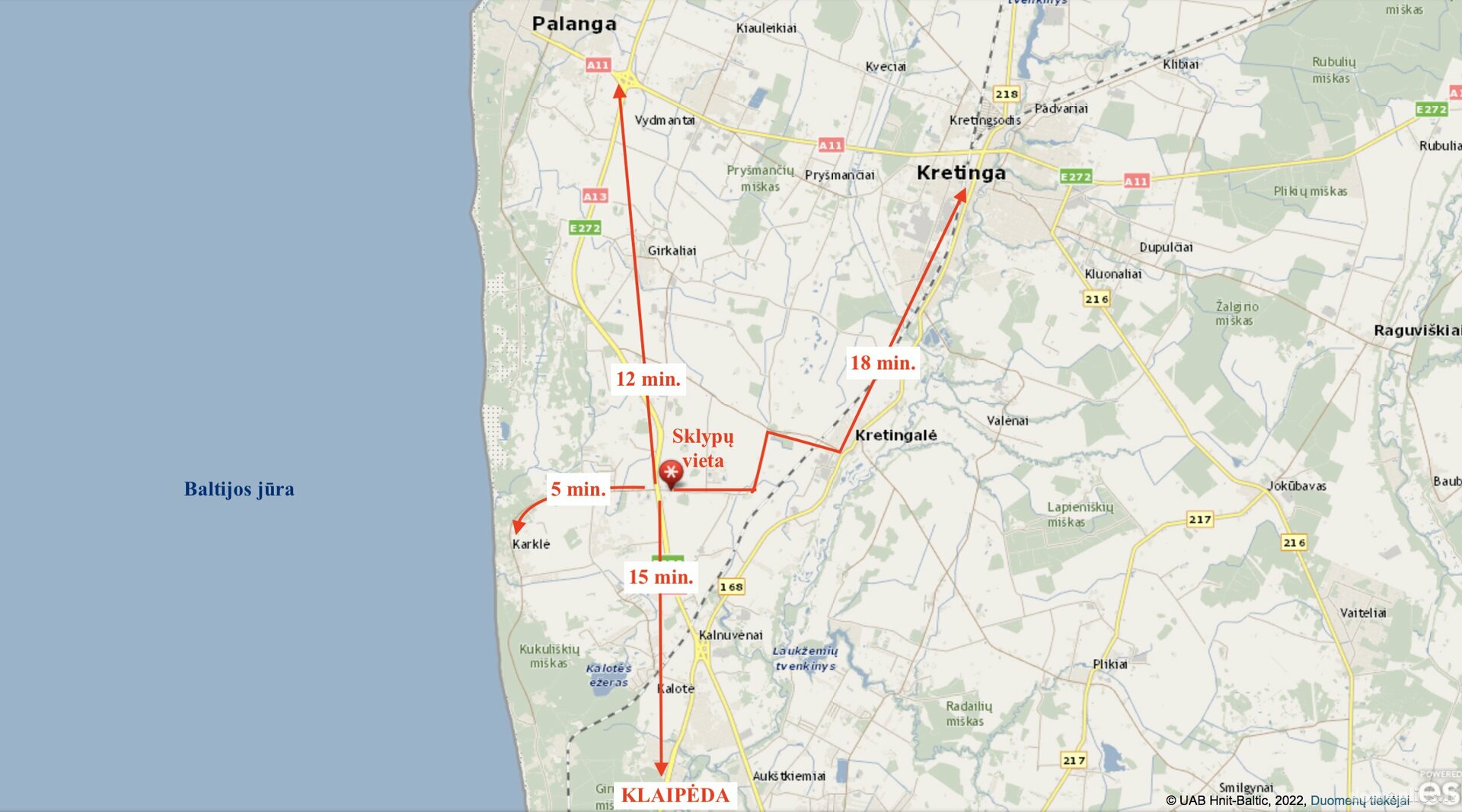 Parduodamas sklypas Klaipėdos rajono sav., Peskojuose, Rąžės g.
