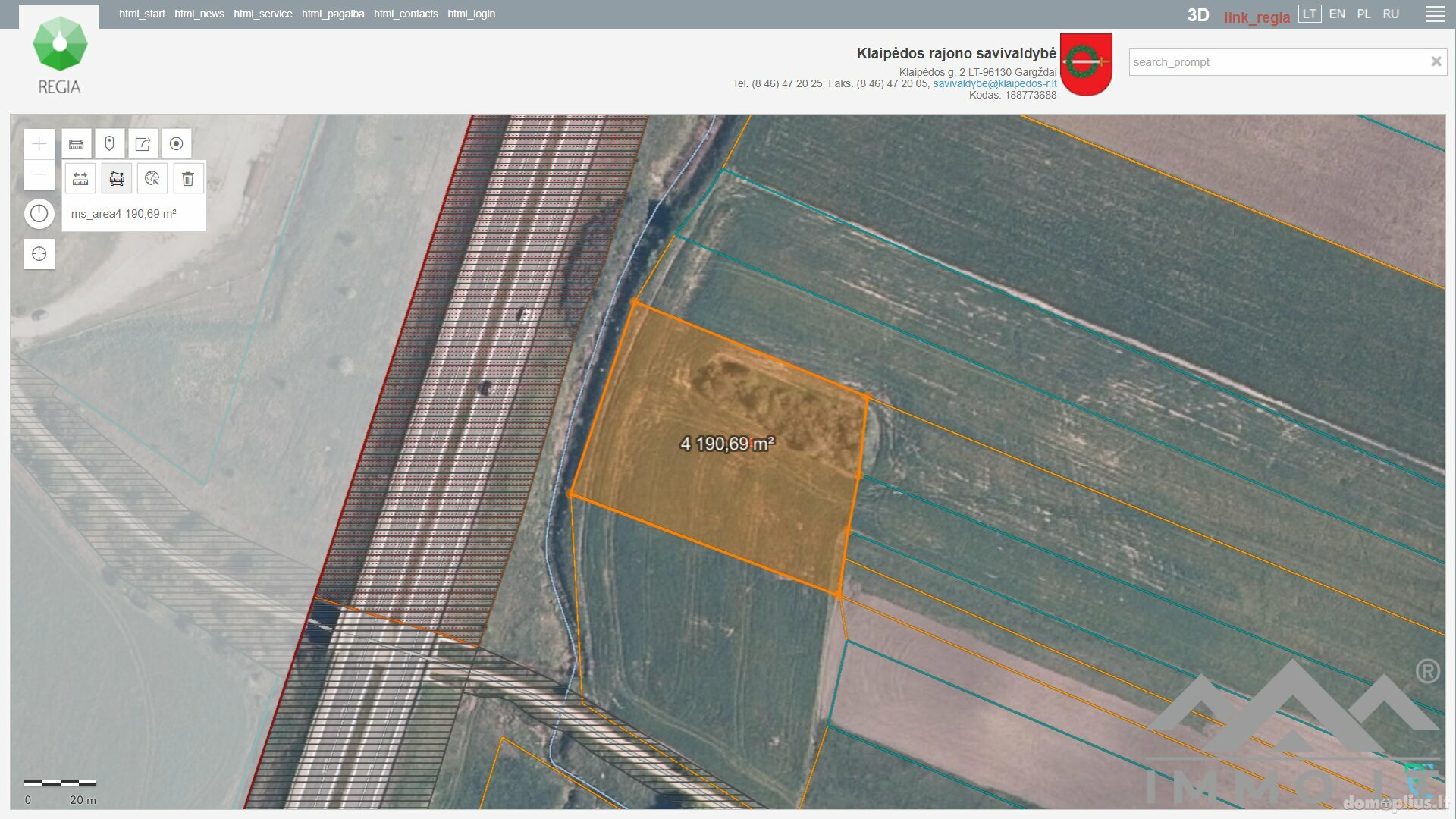 Land for sale Klaipėdos rajono sav., Girkaliuose, Nemirsetos g.