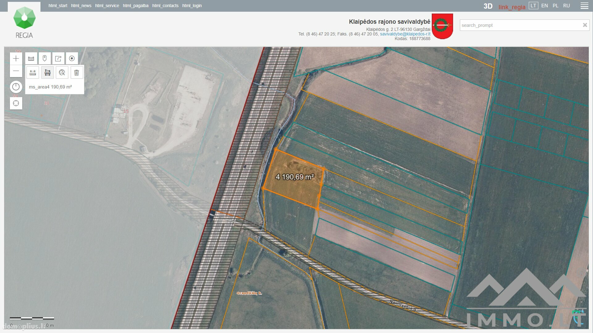 Land for sale Klaipėdos rajono sav., Girkaliuose, Nemirsetos g.