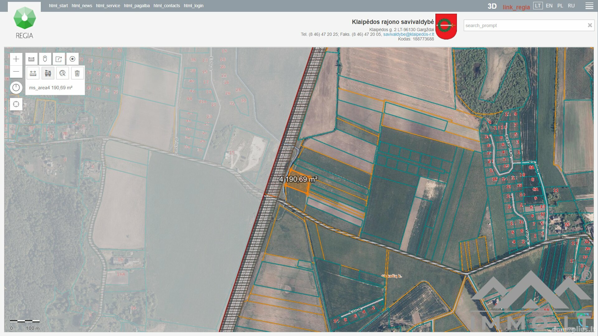 Land for sale Klaipėdos rajono sav., Girkaliuose, Nemirsetos g.