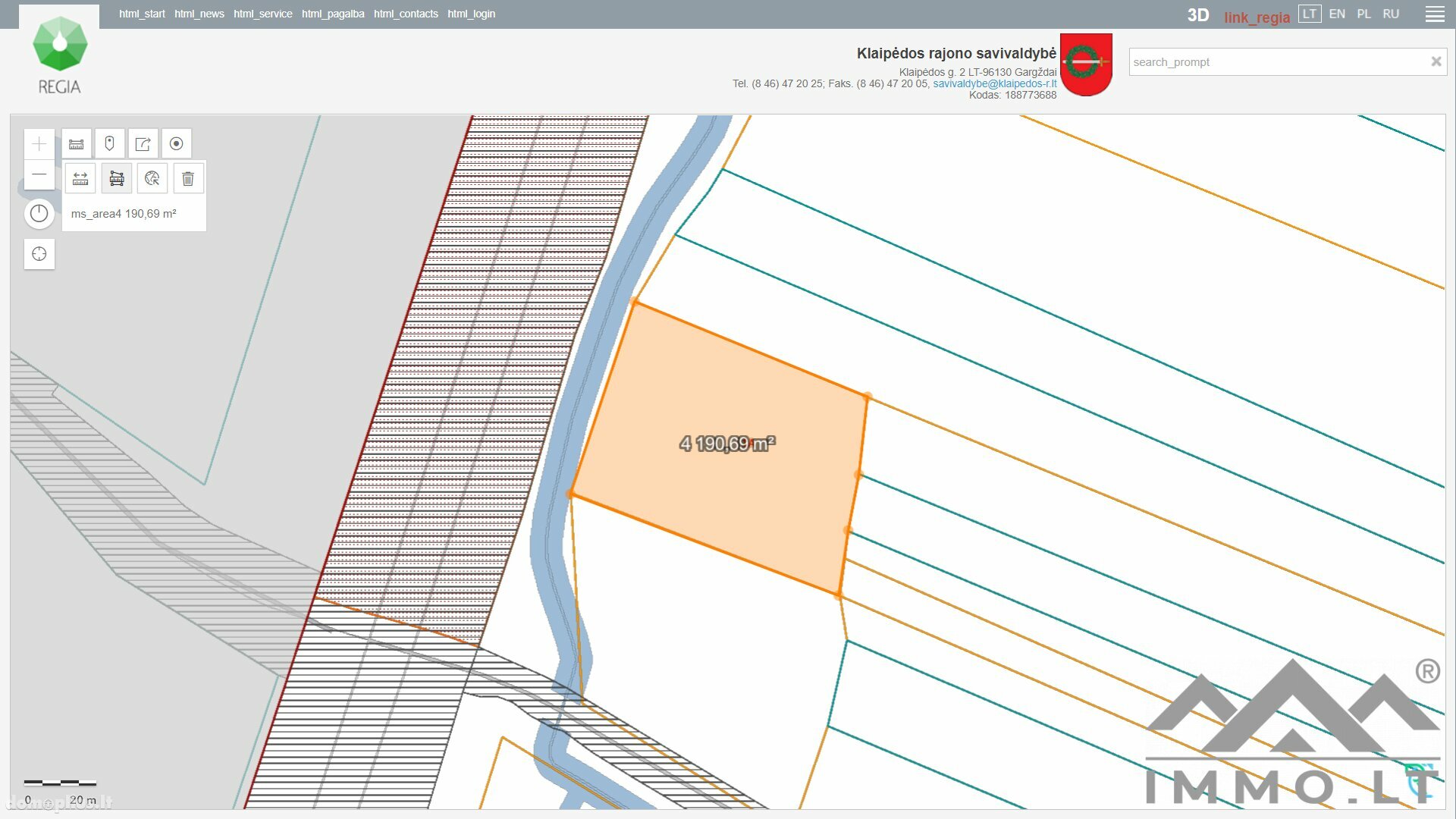 Land for sale Klaipėdos rajono sav., Girkaliuose, Nemirsetos g.