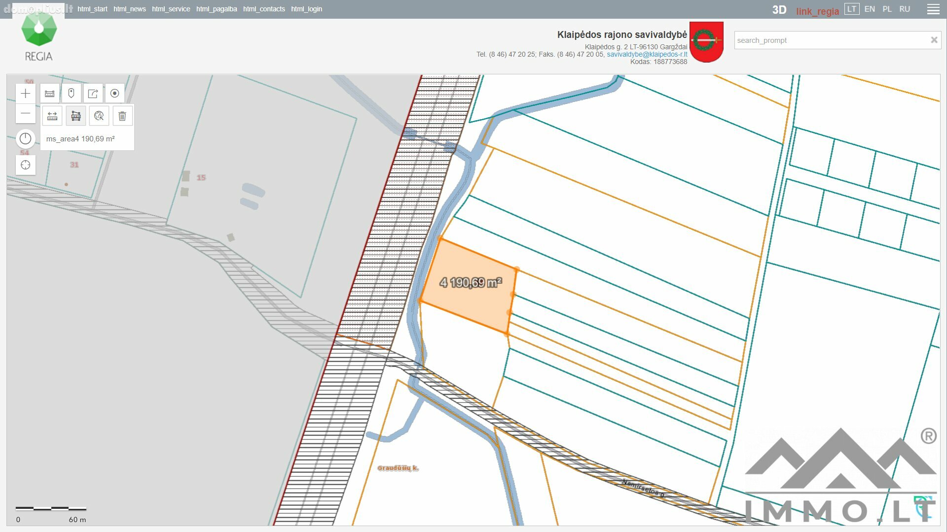 Land for sale Klaipėdos rajono sav., Girkaliuose, Nemirsetos g.