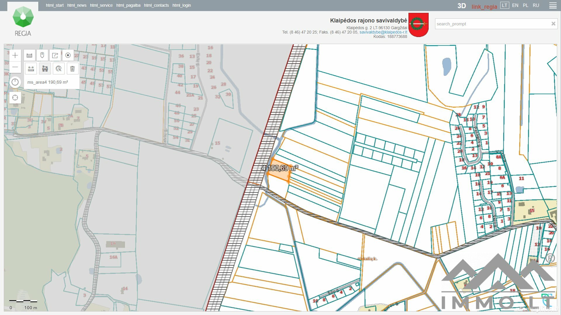 Land for sale Klaipėdos rajono sav., Girkaliuose, Nemirsetos g.