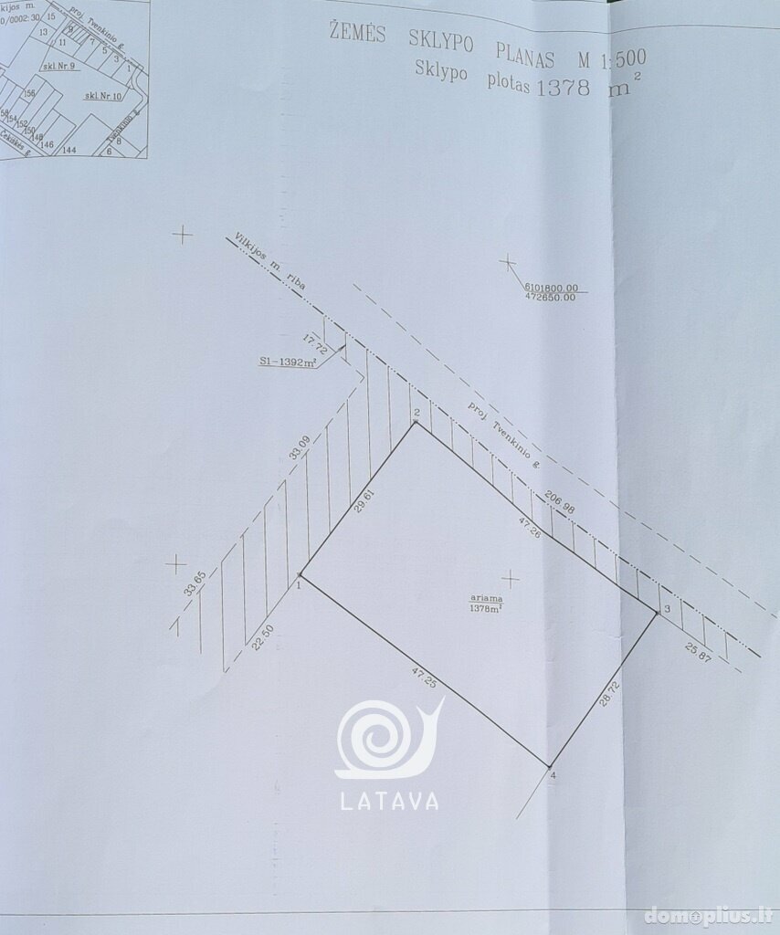 Land for sale Kauno rajono sav., Vilkijoje