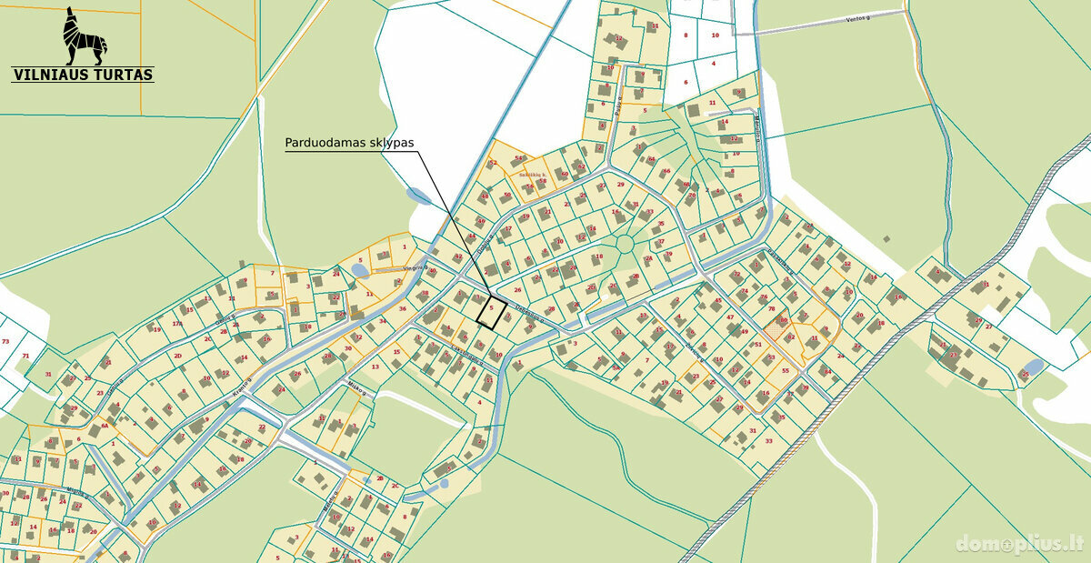 Участок Vilniaus rajono sav., Sakiškėse, Debesijos g.