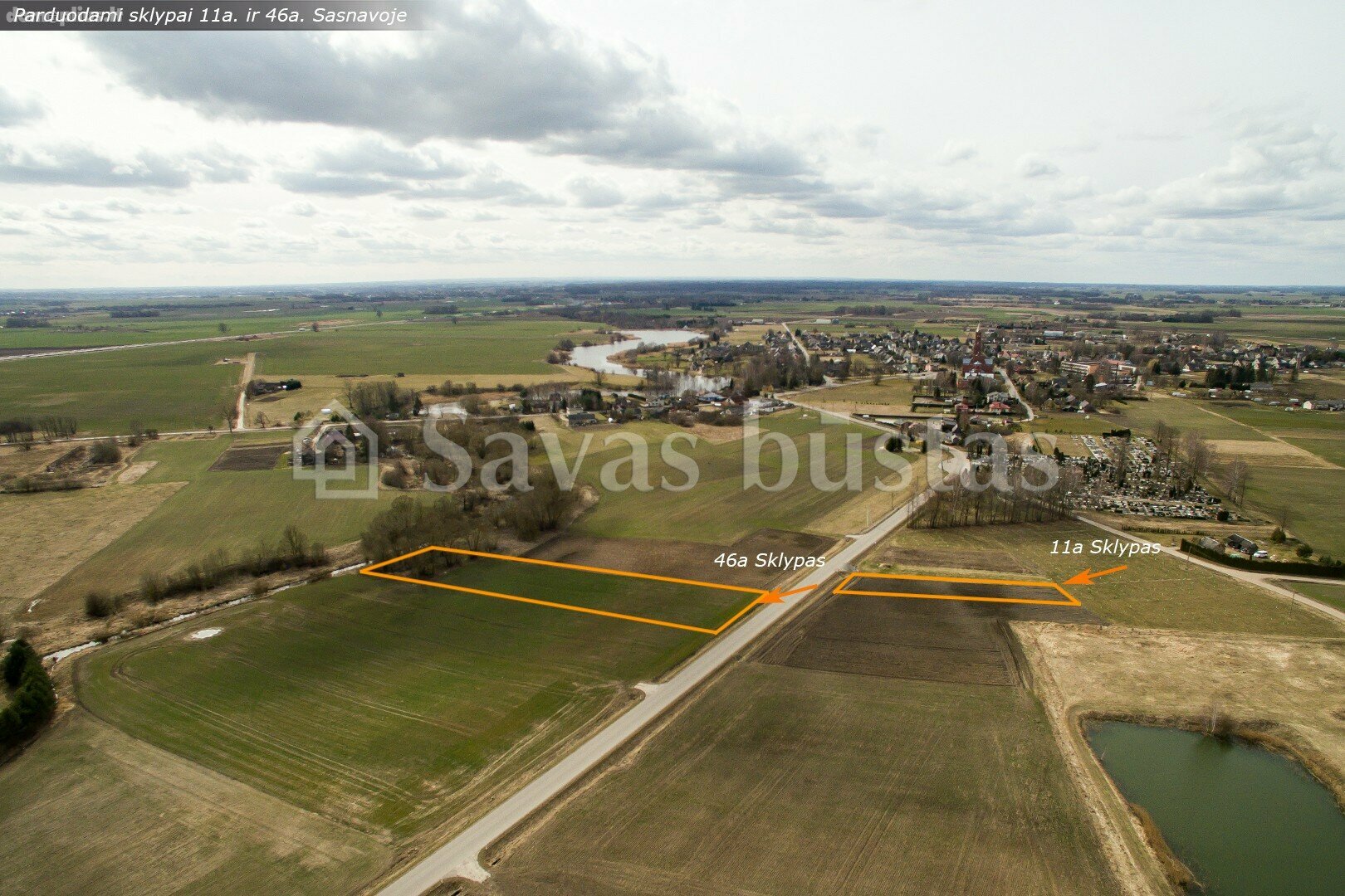 Land for sale Marijampolės sav., Sasnavoje, Pamiškės g.