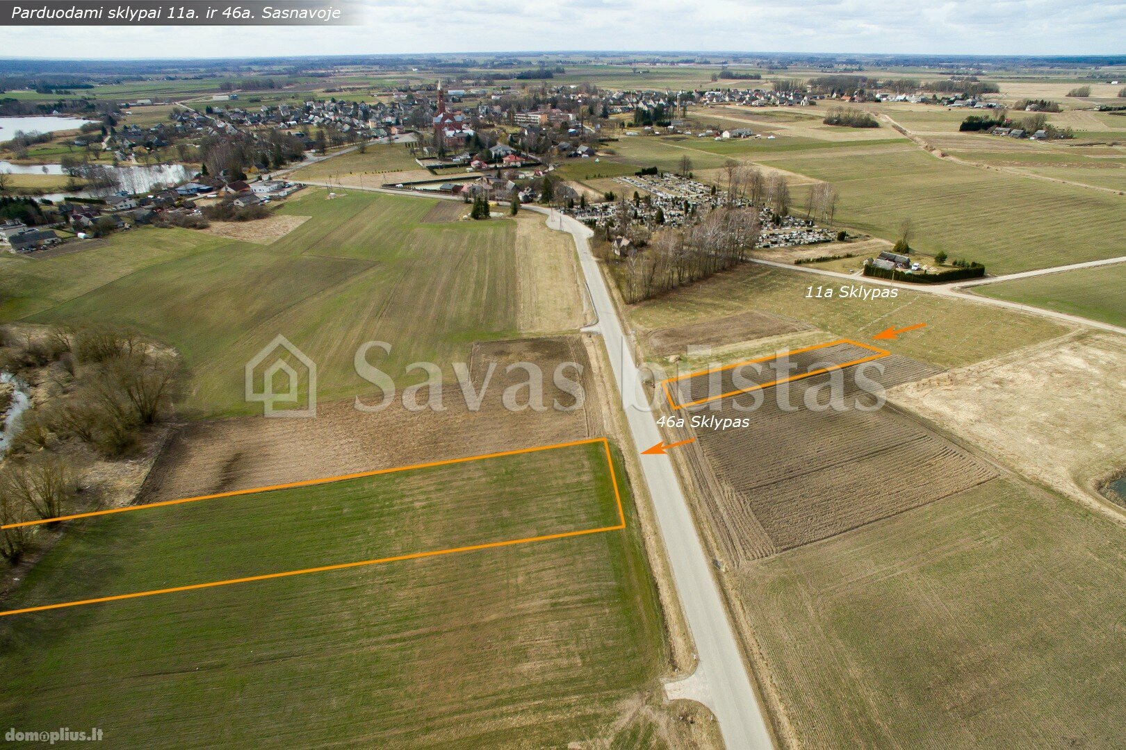 Land for sale Marijampolės sav., Sasnavoje, Pamiškės g.