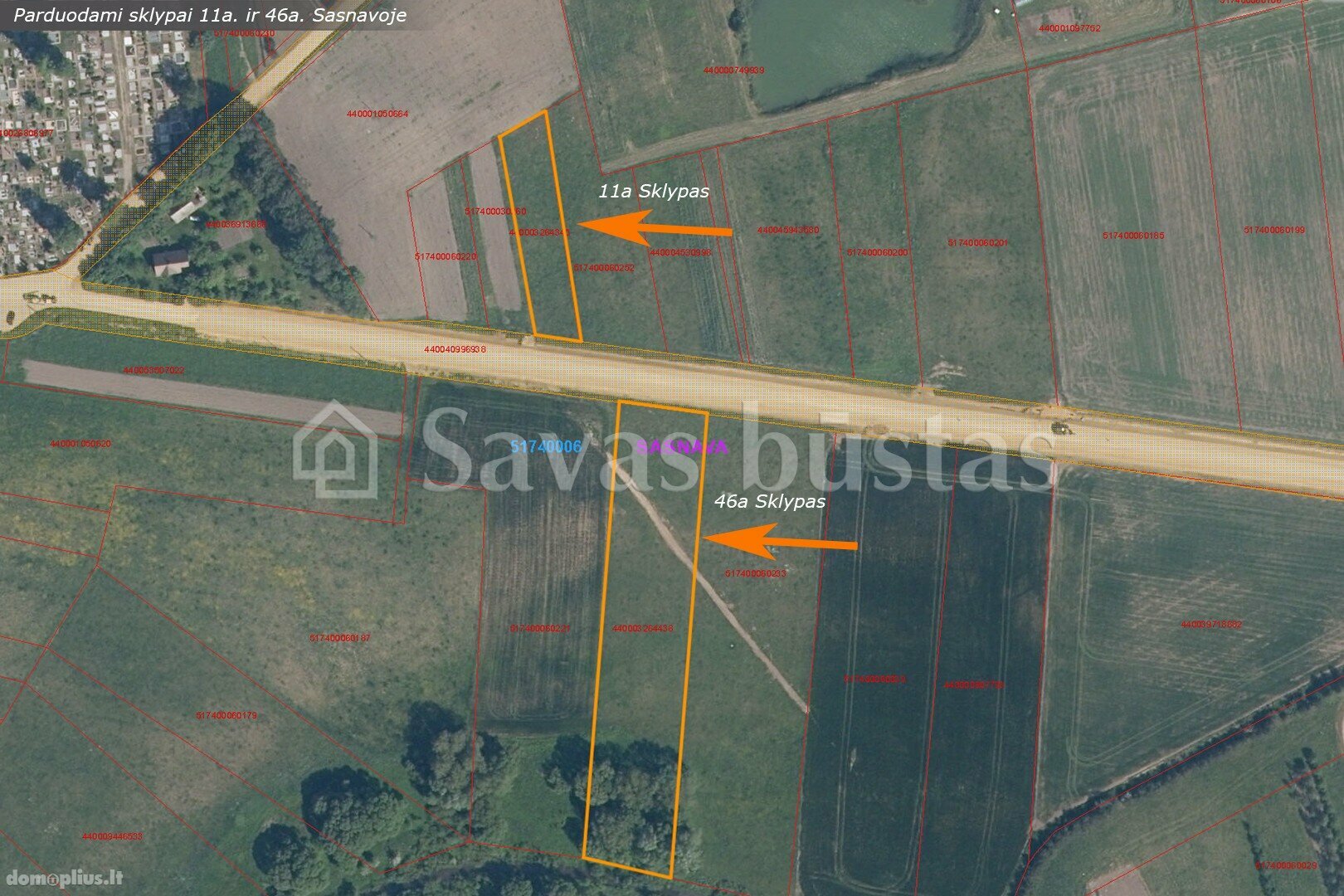 Land for sale Marijampolės sav., Sasnavoje, Pamiškės g.