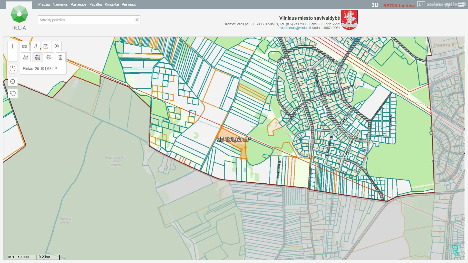 Parduodamas sklypas Vilnius, Keturiasdešimt Totorių