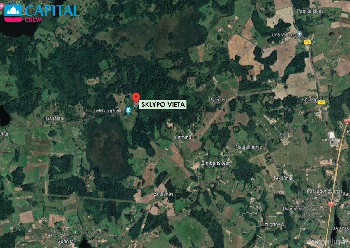 Parduodamas sklypas Vilniaus rajono sav., Žudiškėse