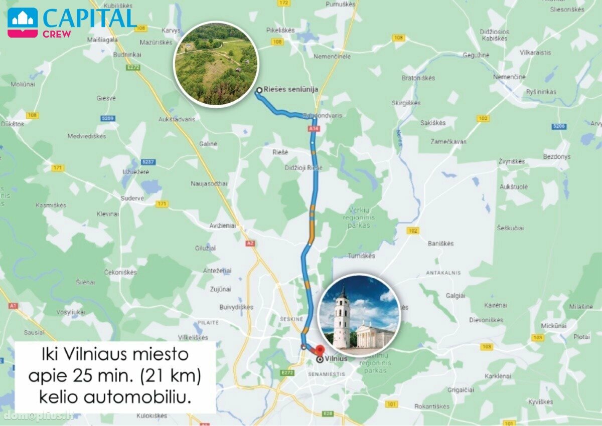 Parduodamas sklypas Vilniaus rajono sav., Žudiškėse