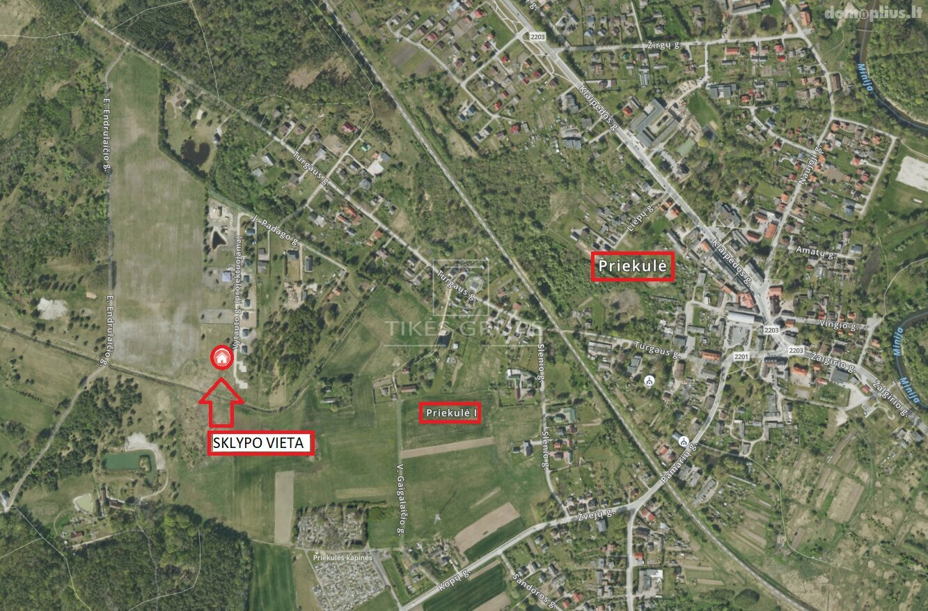 Parduodamas sklypas Klaipėdos rajono sav., Priekulė I