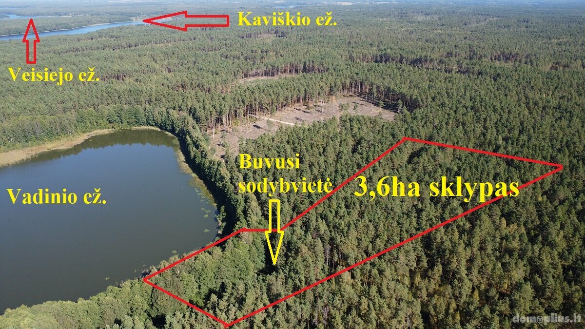 Parduodamas sklypas Lazdijų rajono sav., Ivoškuose