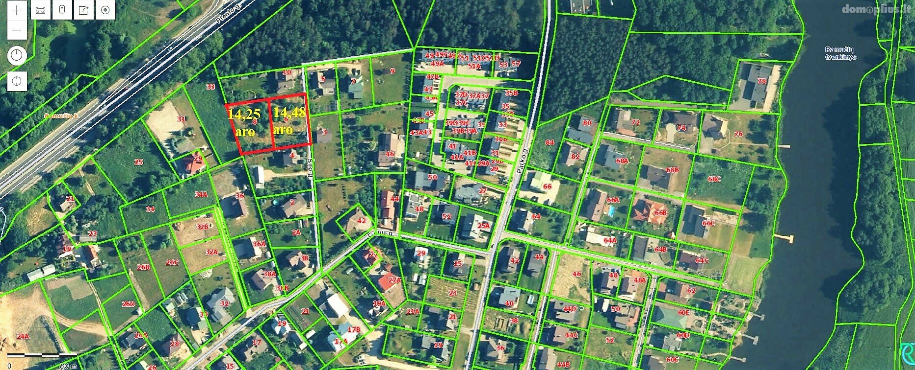Land for sale Kauno rajono sav., Ramučiuose, Šilo g.