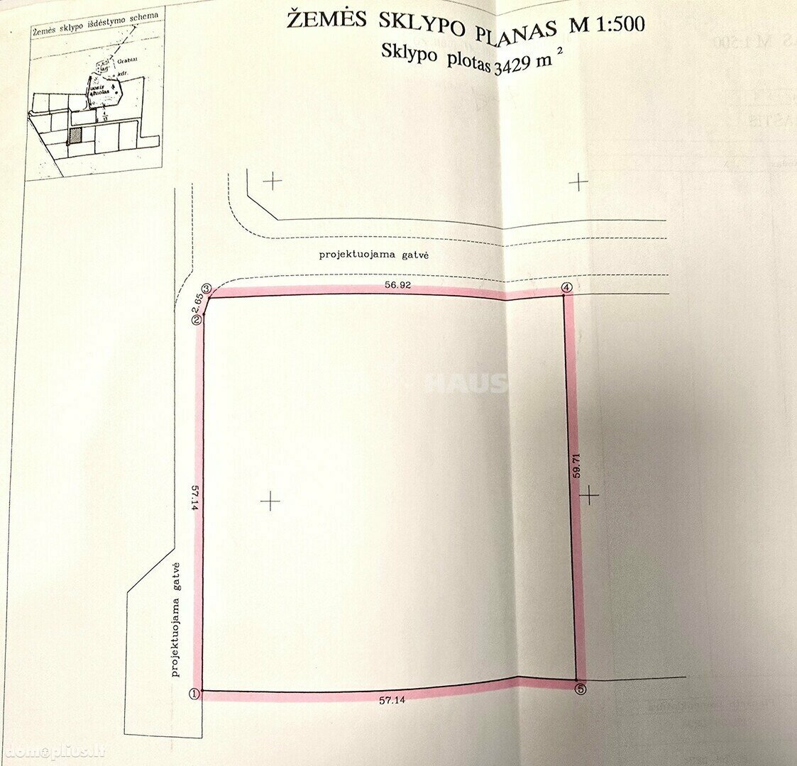 Land for sale Klaipėdos rajono sav., Grabiuose