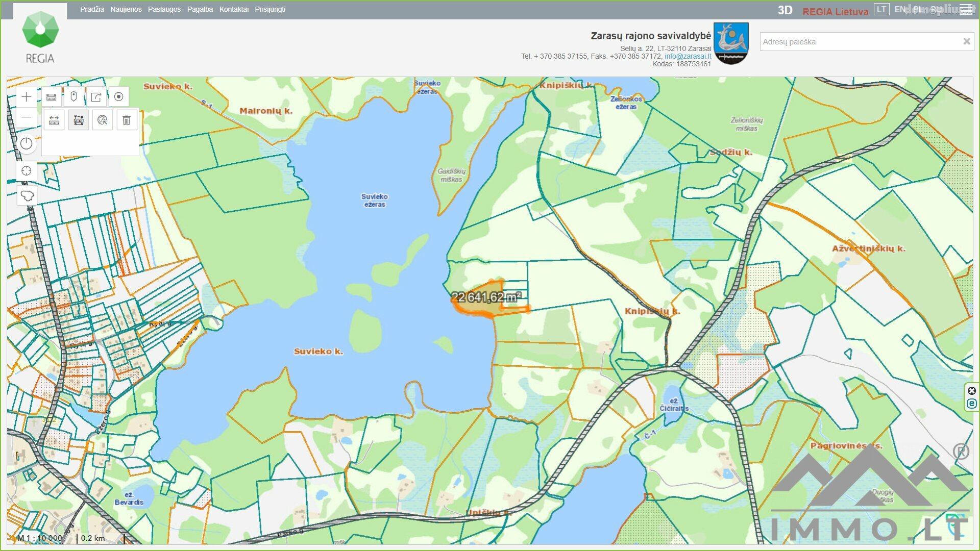 Land for sale Zarasų rajono sav., Knipiškėse