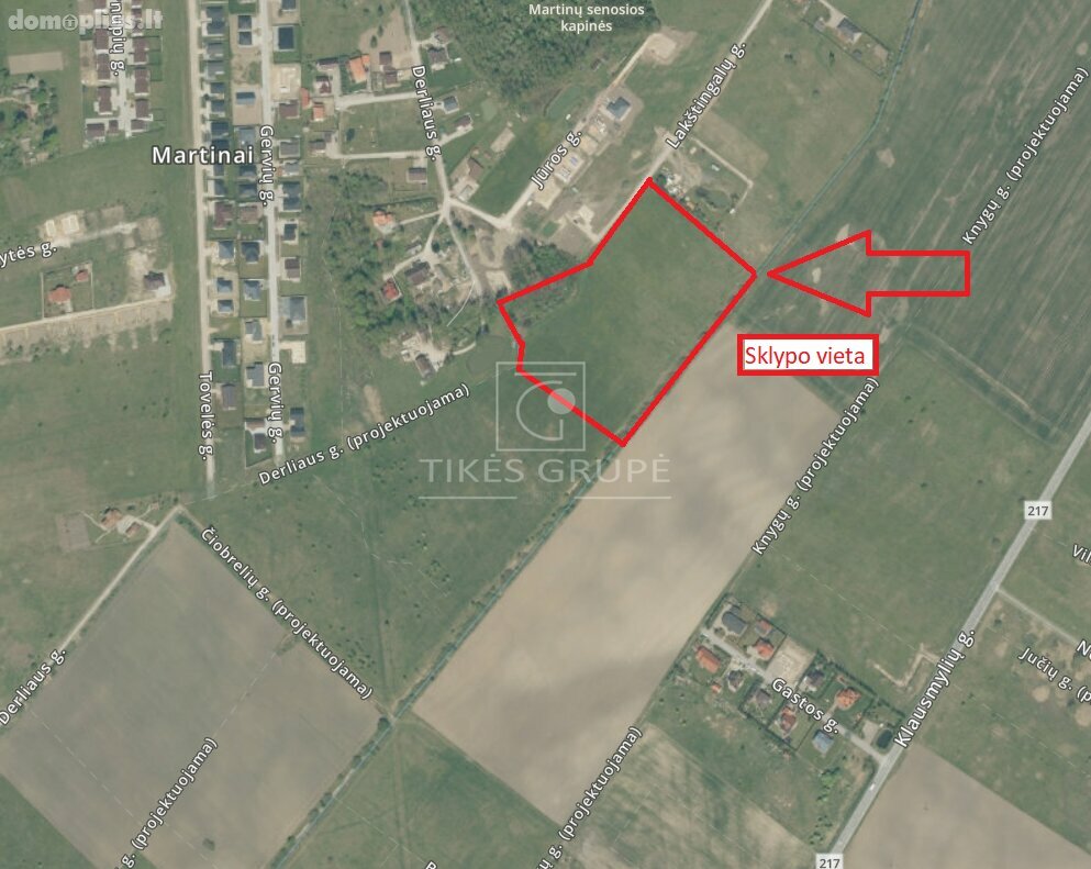 Parduodamas sklypas Klaipėdos rajono sav., Martinuose