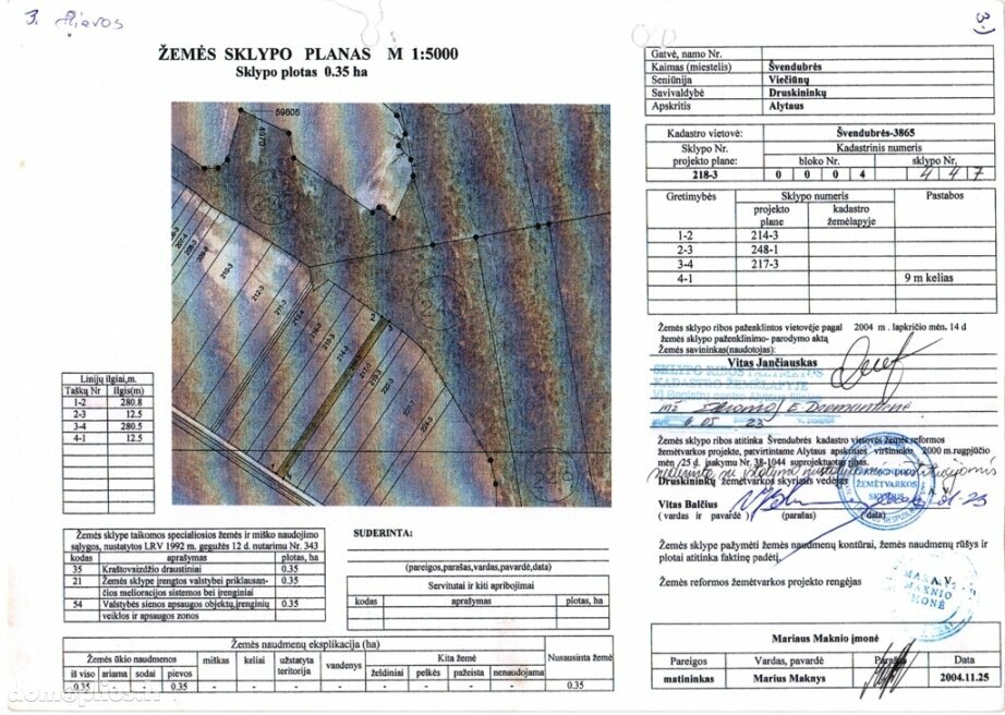 Parduodamas sklypas Druskininkų sav., Švendubrėje, Užupio g.