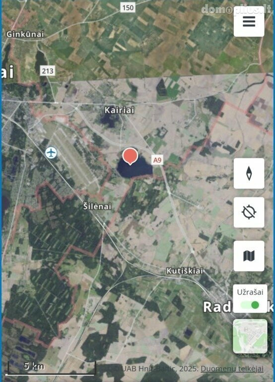 Land for sale Šiaulių rajono sav., Gudeliuose