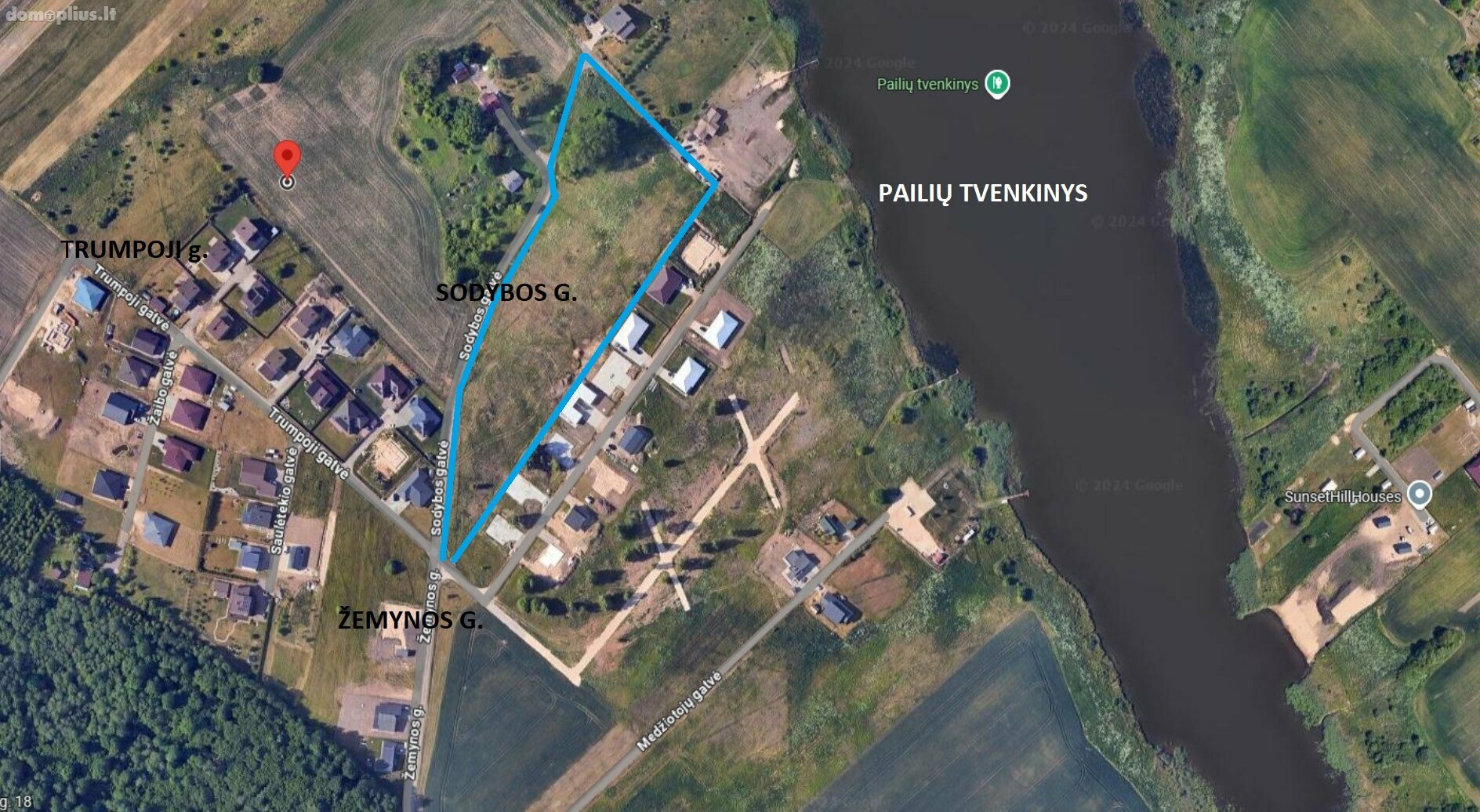 Parduodamas sklypas Šiaulių rajono sav., Pailiuose, Sodybos g.