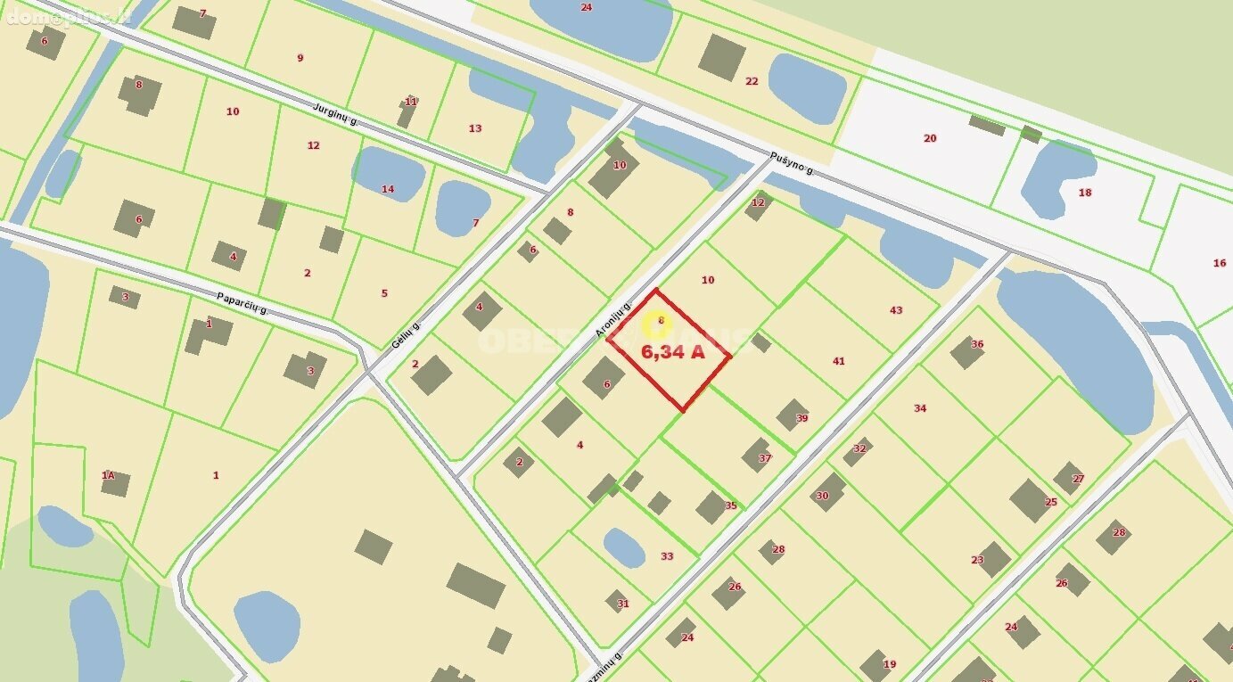 Land for sale Šiaulių rajono sav., Linartuose