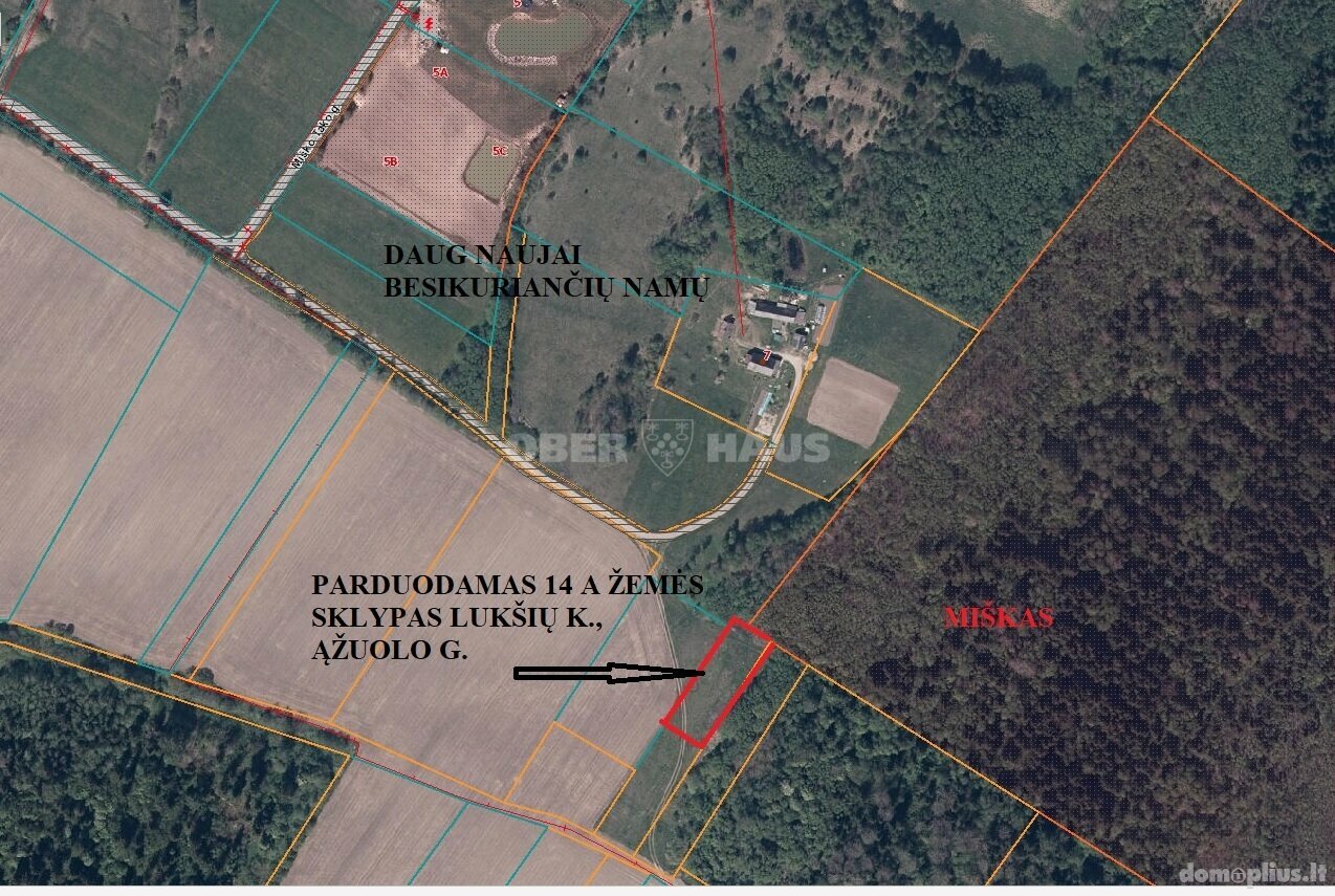 Parduodamas sklypas Šiaulių rajono sav., Lukšiuose