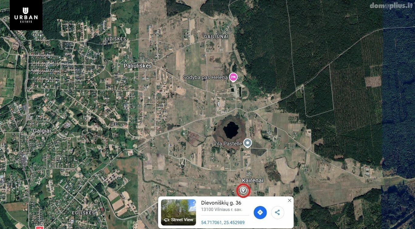 Участок Vilniuje, Kairėnuose, Dieveniškių g.