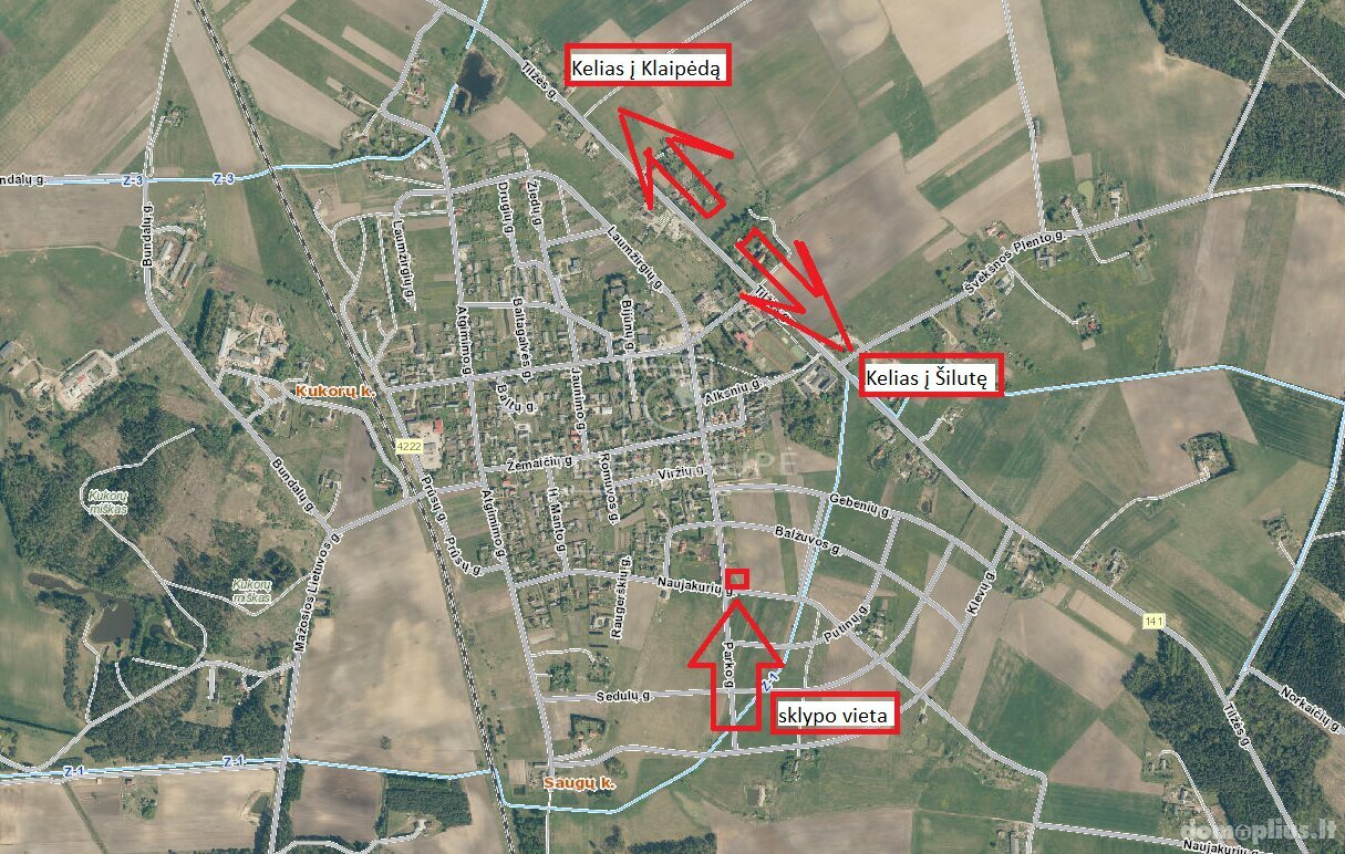 Parduodamas sklypas Šilutės rajono sav., Saugos, Parko g.