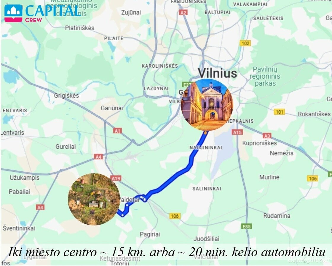 Parduodamas sklypas Vilniuje, Pagiriuose, Plikakalnio g.