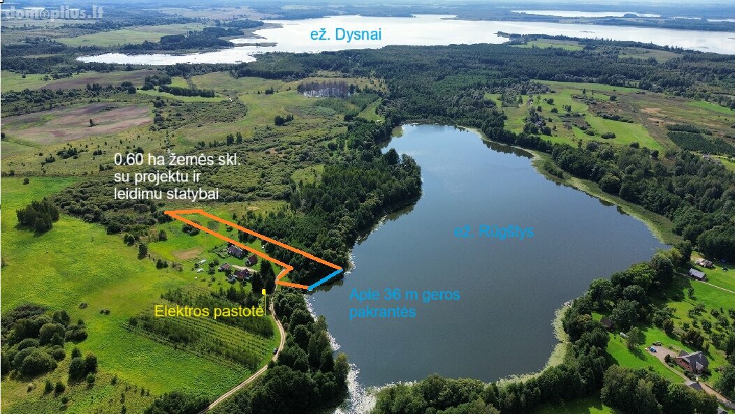Parduodamas sklypas Ignalinos rajono sav., Bikėnuose