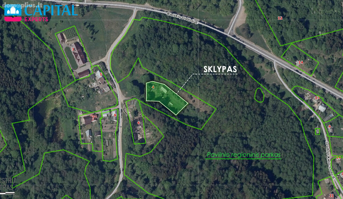 Land for sale Vilniuje, Rasos, Ribiškių tak.