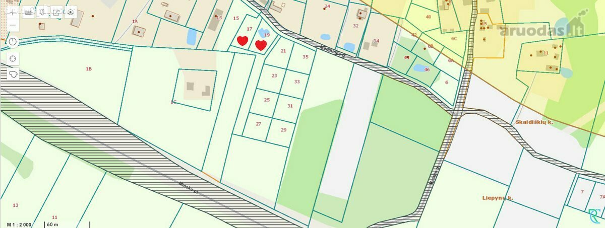 Parduodamas sklypas Vilniaus rajono sav., Motiejiškėse, Medininkų g.