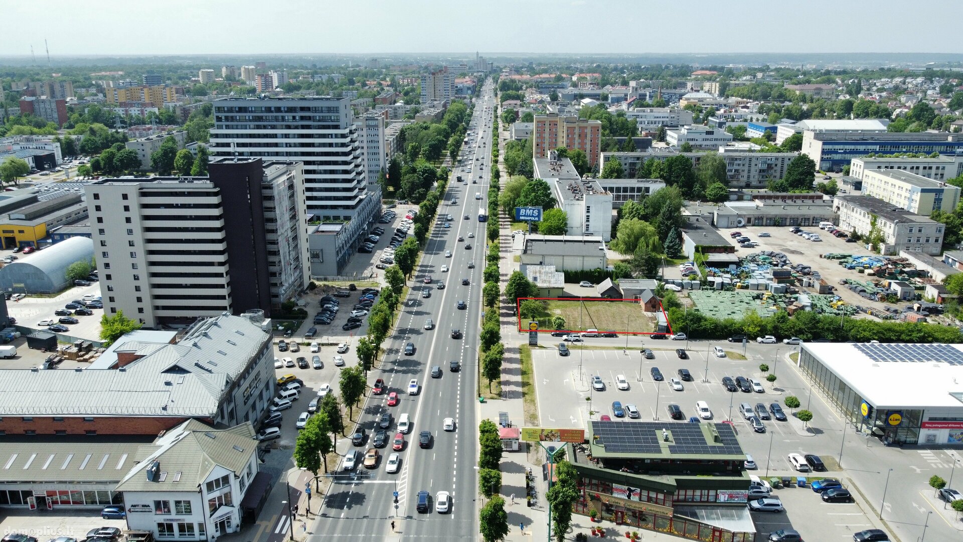 Parduodamas sklypas Kaune, Žaliakalnyje, Savanorių pr.
